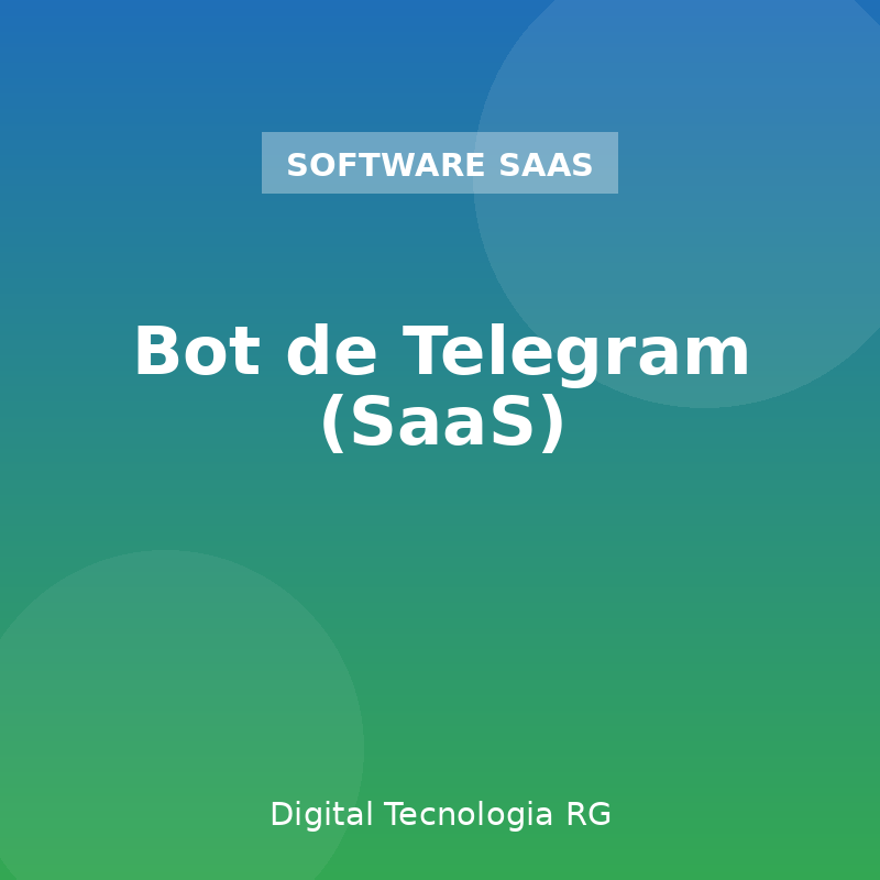 Bot de Telegram (SaaS) Bot de Telegram — Panel de Administración Total del Negocio
