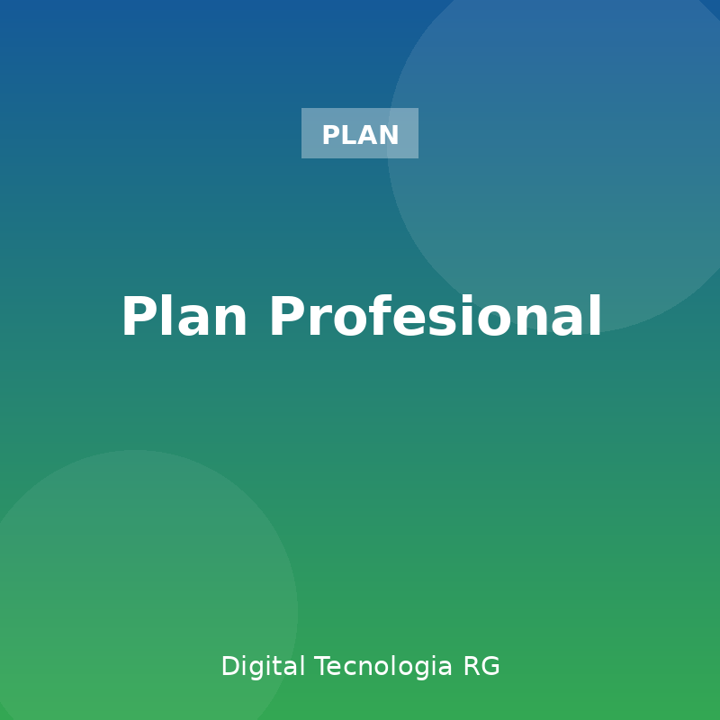 Plan Profesional Professional Plan — Store + POS/Booking + AI