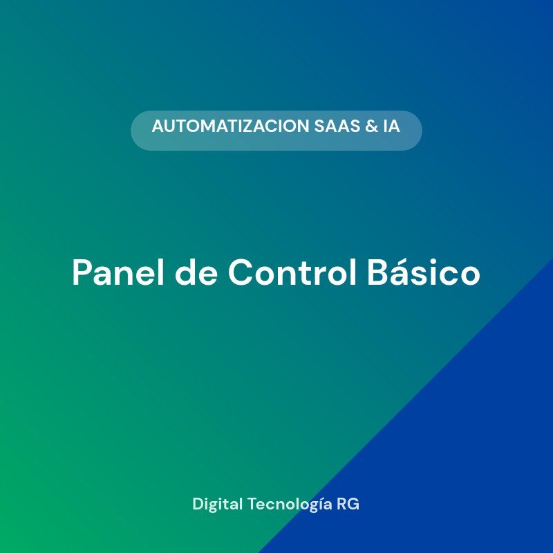 Panel de Control Básico (tarjeta de marca) Panel de Control Básico