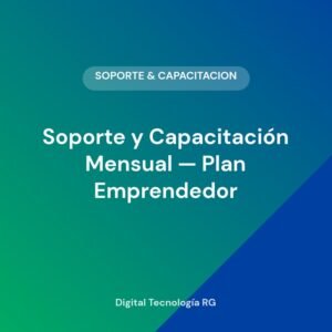 Soporte y Actualización Mensual — Plan Emprendedor